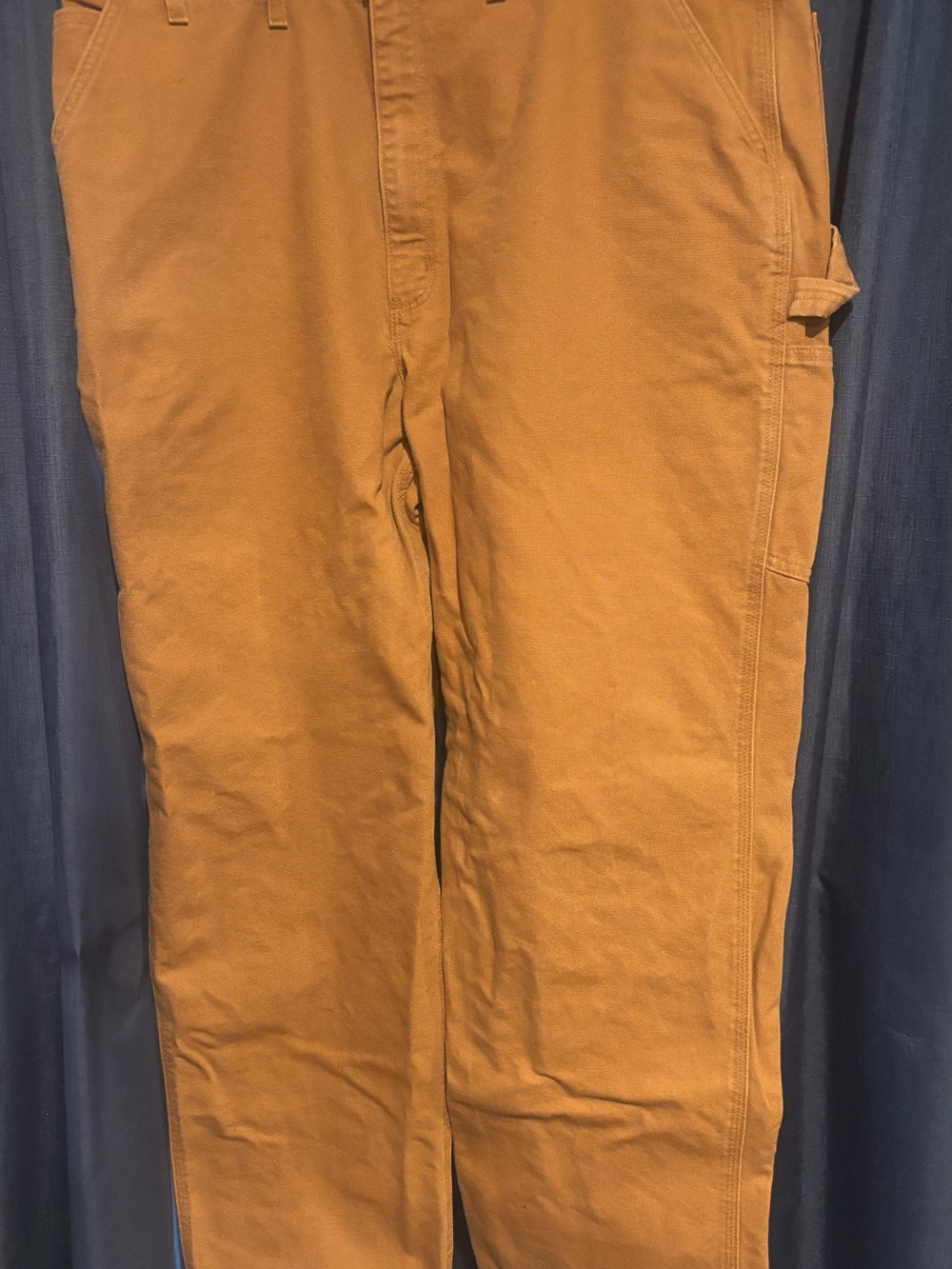 Carhartt Men's Work-Style Straight Leg Pants in Tan